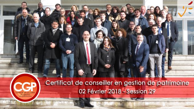 Rentrée du certificat de conseiller en Gestion de Patrimoine – Session 29