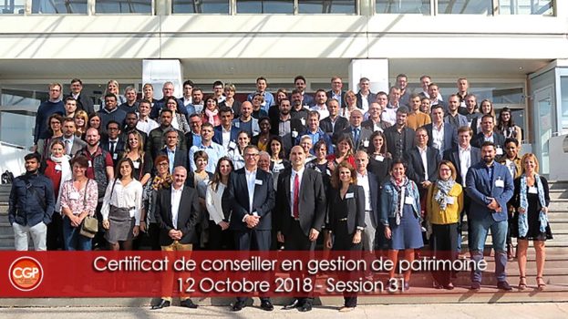 Certificat de conseiller en gestion de patrimoine - Session 31