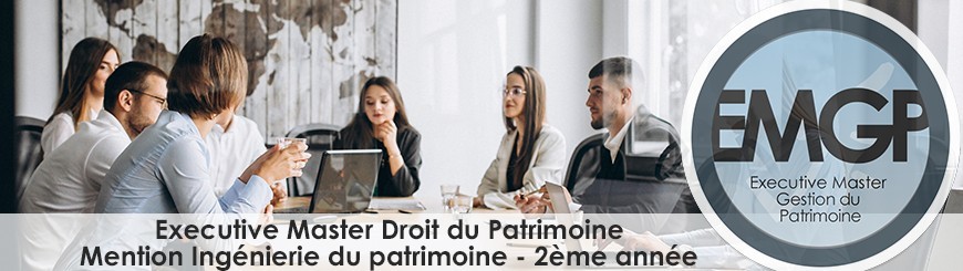 Executive Master droit du Patrmoine 2eme annee