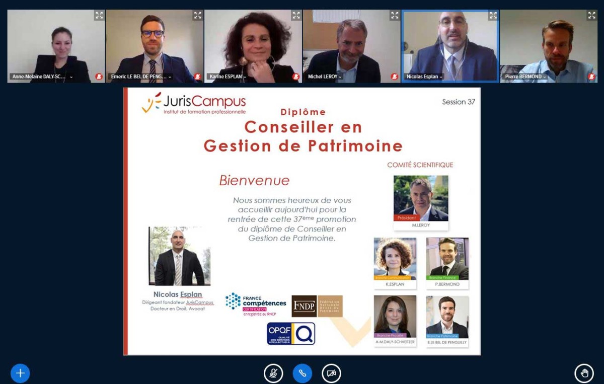 Rentrée de la 37ème promotion du diplôme de Conseiller en Gestion de