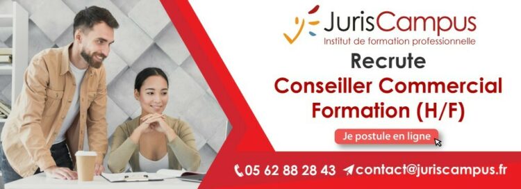 JurisCampus recrute : Conseiller Commercial Formation (H/F)